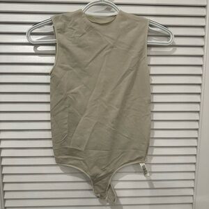 SKIMS Bone Crew Neck Bodysuit for Women